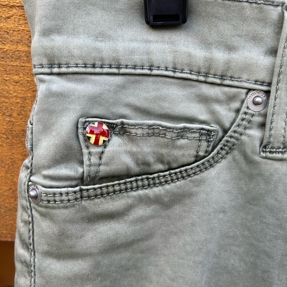 NWOT-Sz29 Hudson jeans grey/green color.Midrise Nico Super Skinny w/slight sheen - Picture 8 of 10